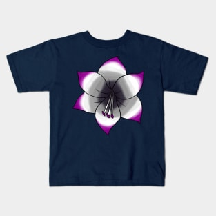 LGBT Pride Flower Amaryll-ace Kids T-Shirt